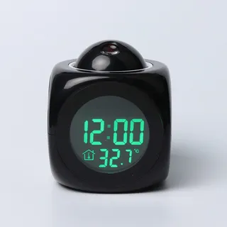 Eosnow Jeanoko Projektionsuhr schwarz