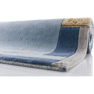LUXOR LIVING Manali Nepalteppich 140 x 200 cm Blau
