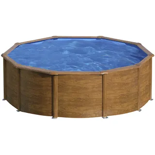 Gre Pool Sicilia Rund 460 x 120 cm inkl. Filterpumpe und Poolleiter