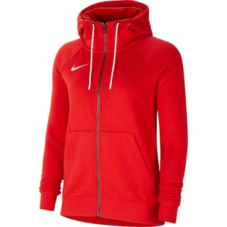 Nike Damen Women's Team Club 20 Full-Zip Hoodie Sport Jacken, University RED/White/White, S