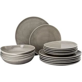 Rosenthal Speiseteller Ø 22 cm grau 6er Set