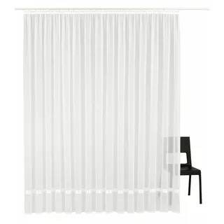 MY HOME Gardine »Eby«, (1 St.), Vorhang, Fertiggardine, Store, transparent, 610710-6 weiß