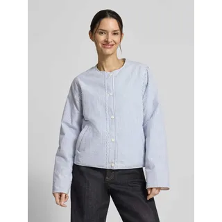 Jacke mit Rundhalsausschnitt Modell 'GABI', Offwhite, M