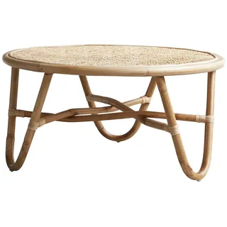 Tikamoon Lina Beige Rattan 80 x 80 cm