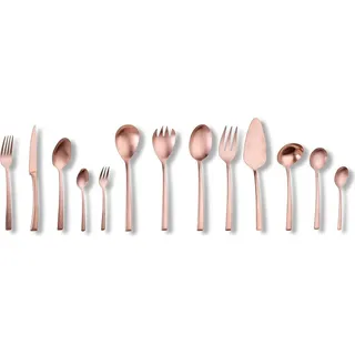 Famanu Besteckset Deluxe - 68-teilig PVD Gold Matt für 12 Personen - Gold