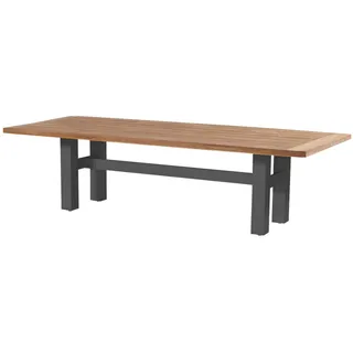 Hartman Gartentisch 300 x 100 x 76 cm Schwarz