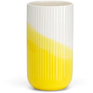 Vitra - Herringbone Vase geriffelt H 24,5 cm, gelb