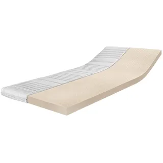 Matratzenauflage Latextopper Natura-LUX H2/3 (RG 75) 90 x 200 ... RAVENSBERGER Matratzen, 90x200 cm mit Baumwoll-Doppeltuch-Bezug weiß 90 cm x 200 cm x 9 cm