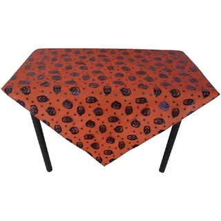 Luna24 simply great ideas... Tischdecke Tischdecke Halloween Kürbis orange/schwarz schwarz