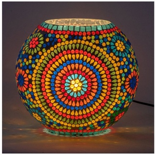 Signes Grimalt Tischleuchte Orientalische Mosaik Lampe, Tischlampe, Nachttischlampe Ref.: 02, ohne Leuchtmittel