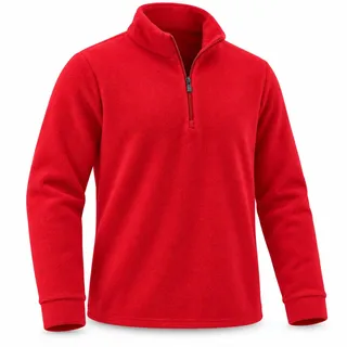Brandsseller Herren Troyer mit Half-Zip Leichter Fleeceepullover mit Reißverschluss und Kragen, weich, bequem & atmungsaktiv, ideal für Freizeit & Alltag