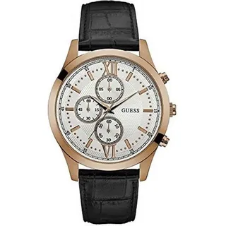 GUESS Hudson W0876G2 Herrenuhr Chronograph - Schwarz/Schwarz
