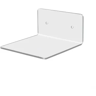Wandregal,Acryl kleine Regal,Wandregal Ohne Bohren, für Wand Storage Clear Adhesive Regal für Wohnzimmer