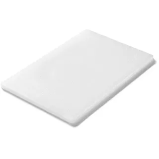 Forgast Gastro Schneidebrett | groß aus Kunststoff | HACCP | 45 x 30 cm | weiß | hochwertig, leichte Reinigung, spülmaschinenfest