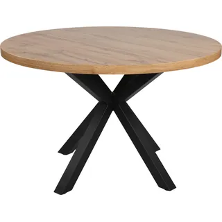 Duo Collection Esstisch »Damira Tisch rund BESTSELLER«, Massives Metallgestell, Belastbarkeit bis 100 kg beige