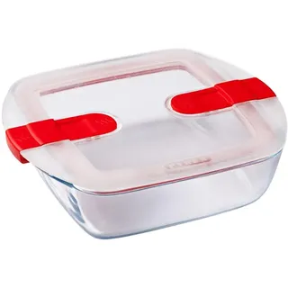 Pyrex Cook&Heat Luftdicht, quadratisch, 21 x 17 x 6 cm, 1 l