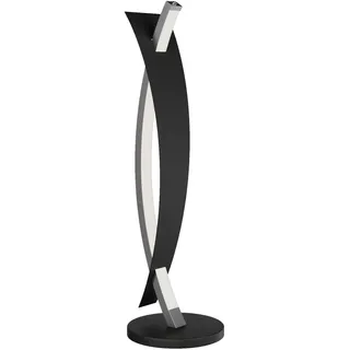 Lucande Tischlampe/Tischleuchte dimmbar, Nachttischlampe Schwarz Gold 1x 10W gesamt Wohnzimmer Schlafzimmer