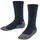 Socken Active Warm So Wolle Funktionsmaterial dick atmungsaktiv einfarbig 1 Paar Blau 39-42