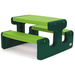 Little Tikes Go Green Großer Picknicktisch - Für bis zu 6 Personen - Für Hausaufgaben, Projekte und zum Spielen - Für Kinder von 3 bis 6 Jahren