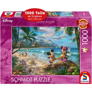 Schmidt Spiele Disney, Mickey und Minnie in Hawaii 1000 Teile