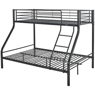 habitat garten Etagenbett, Schwarz, Metall, 190x140 cm, Kinderzimmer - Jugendzimmer, Kindermöbel, Kinderbetten, Etagenbetten
