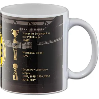 Borussia Dortmund Fahnenmeer Tasse (one size, schwarz)