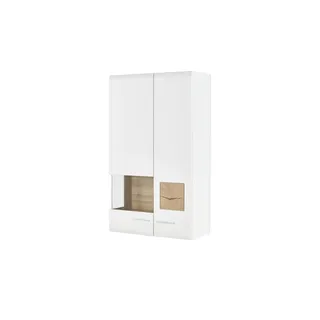 Möbel Kraft Hängevitrine Cortina 80 x 37 x 137 cm Grau