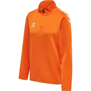 hummel Core XK 1/2-Zip Sweatshirt Damen orange tiger S
