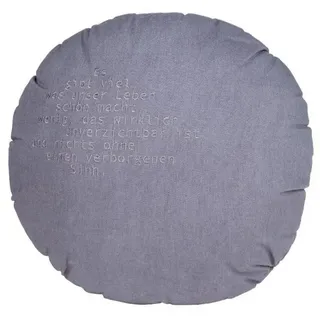 r√§der design Poesiekissen Es gibt viel was unser Leben 40 x 40 cm Beige