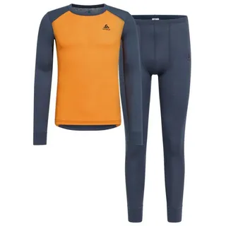 Odlo Active WARM Eco Skiunterwäsche-Set orange S
