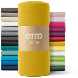 OTTO home Bettlaken Mikrofaser-Jersey 160 x 200 cm orange