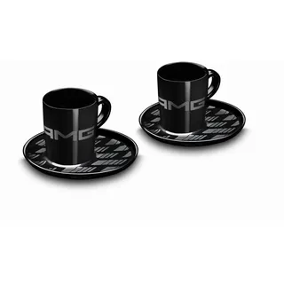 Mercedes-Benz Original AMG Espressotassen, 2er-Set, schwarz glänzend, Kahla