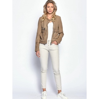 Lederjacke MAZE "Clermont" Gr. XL, beige (creme) Damen Jacken