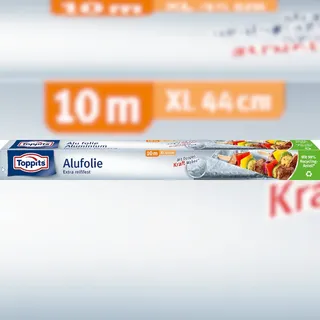 Toppits Alufolie extra breit 44,0 cm x 10,0 m