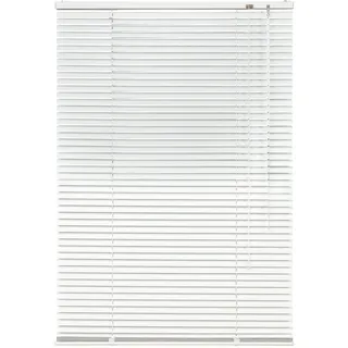 Alu Jalousie weiß - Breite 40 bis 240 cm - Höhe 130/160 / 220 cm - Tür Fenster Rollo Jalousette Aluminium Fensterjalousie Lamellen Metall (200 x 220 cm)