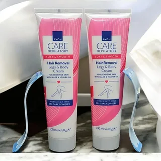 Avon Care Soft & Smooth Enthaarungscreme Beine & Körper Sensible Haut Bikinizone