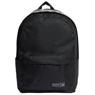 Adidas Classic 3S Rucksack Uni, sportlicher Tagesrucksack, 3-Streifen-Design, gepolsterte Schultergurte, robust, vielseitig - Schwarz