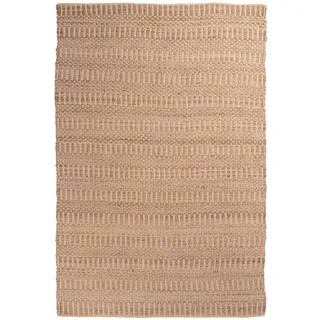 Teppich Ruanda aus Jute, handgefertigt skandinavisch, Natur, rechteckig 200x300 cm