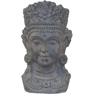 moebel-direkt-online Buddha 26 x 24 x 43 cm Grau