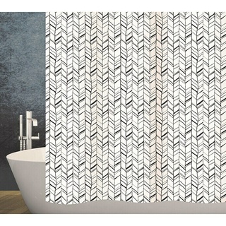 Diaqua Textil-Duschvorhang Chevron  (120 x 200 cm, Farbig)