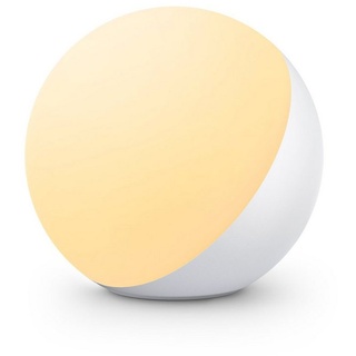 NAIPO Tischleuchte, LED Touch Control RGB Nachttischlampe Dimmbar weiß