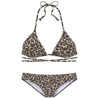 Bruno Banani Triangel-Bikini Damen Braun 34 Cup A/B