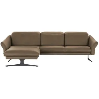 himolla Ecksofa Leder 1059 ¦ braun ¦ Maße (cm): B: 284 H: 83 T: 179.0