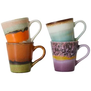 70s Ceramics: Espresso Mugs (Set of 4)