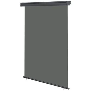 MuCoLa Aluminium Seitenmarkise 100 x 250 cm grau