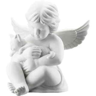 Rosenthal Engel mit Katze