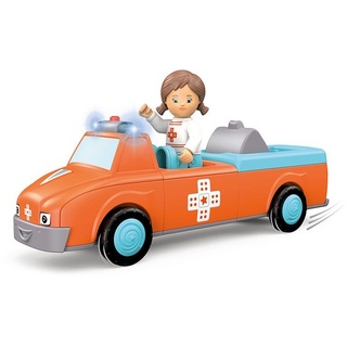 Toddys by siku Spielzeug-Krankenwagen Anna Amby (0125), mit Licht und Sound blau|orange