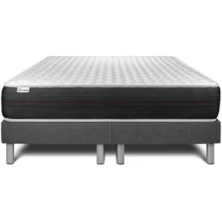 Matratzen- Und Lattenrost-set 2x90x200 Cm - Vitalspring