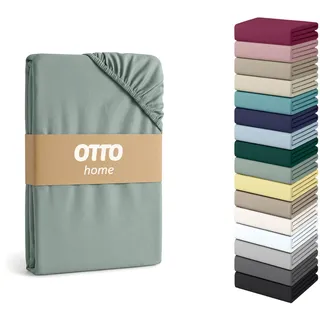 OTTO home Spannbettlaken Jersey 70 x 140 cm jade 2 St.