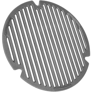 Onlyfire Gusseisen Grillrost, BBQ Rund Guss Grillroste Ø 35cm Grillzubehör Passend für Kamado Joe Classic I, II, III, & Joe Jr